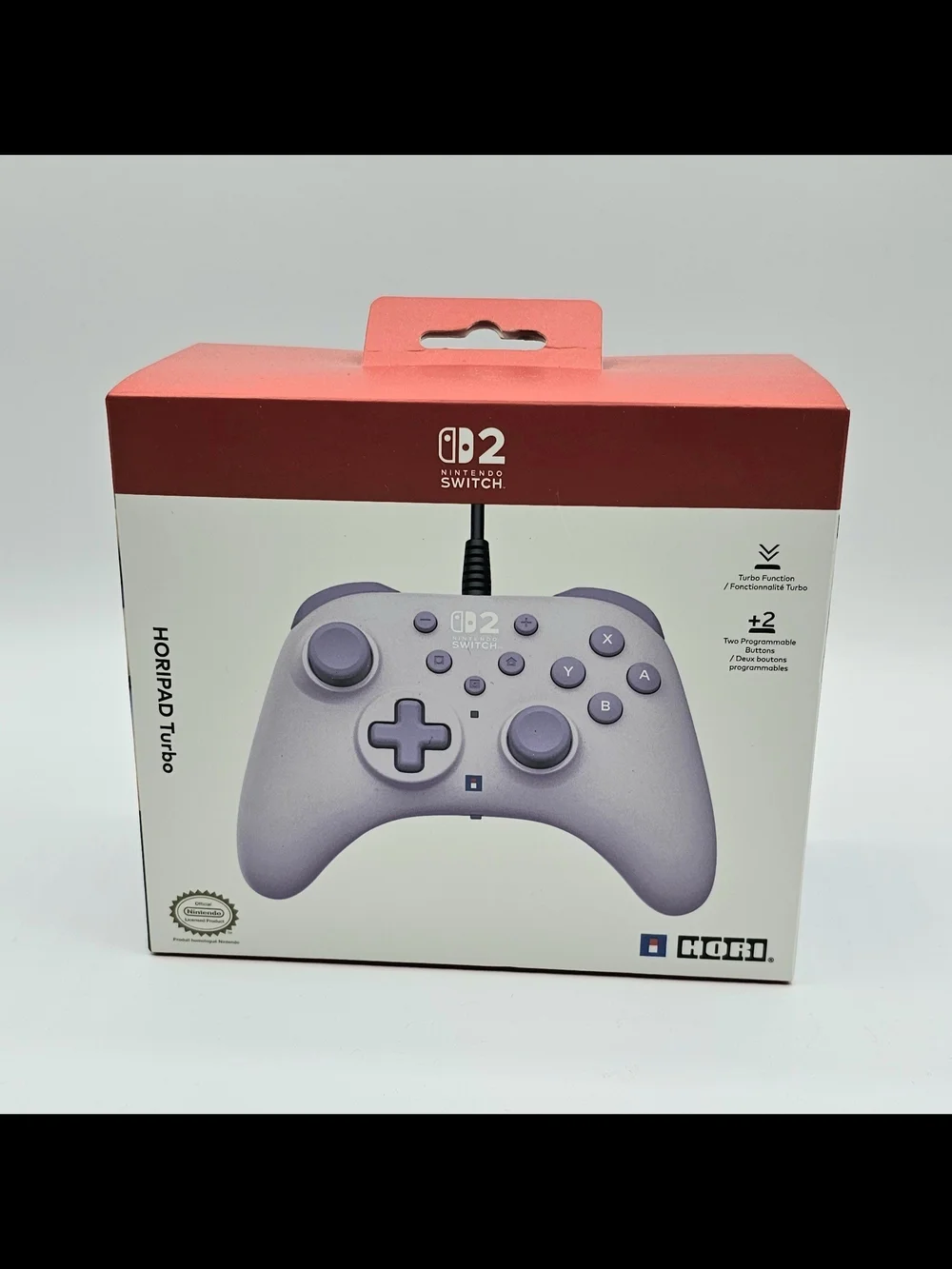 Nintendo Switch 2 HORI HORIPAD Turbo Controller Lavender NIB
